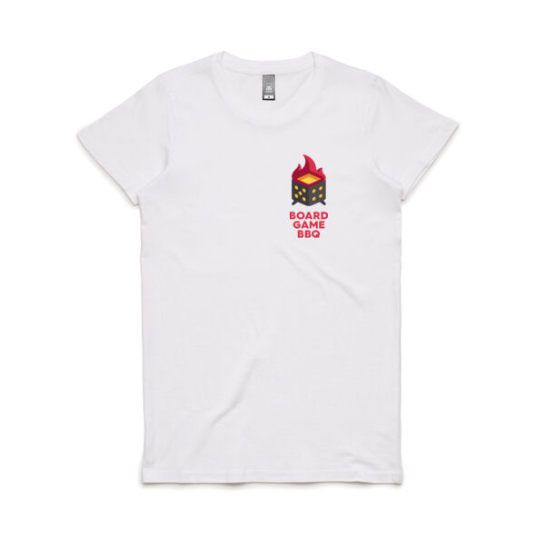 Board Game BBQ Logo Verticle Womens  Thumbnail