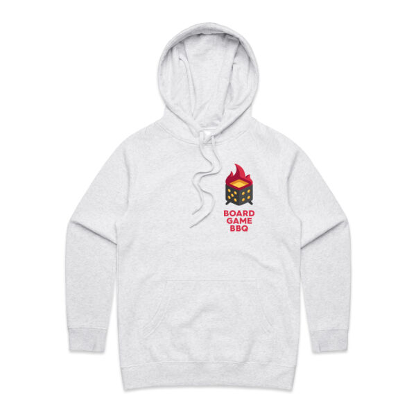 Board Game BBQ Logo Vertical Womens Hoodie Thumbnail